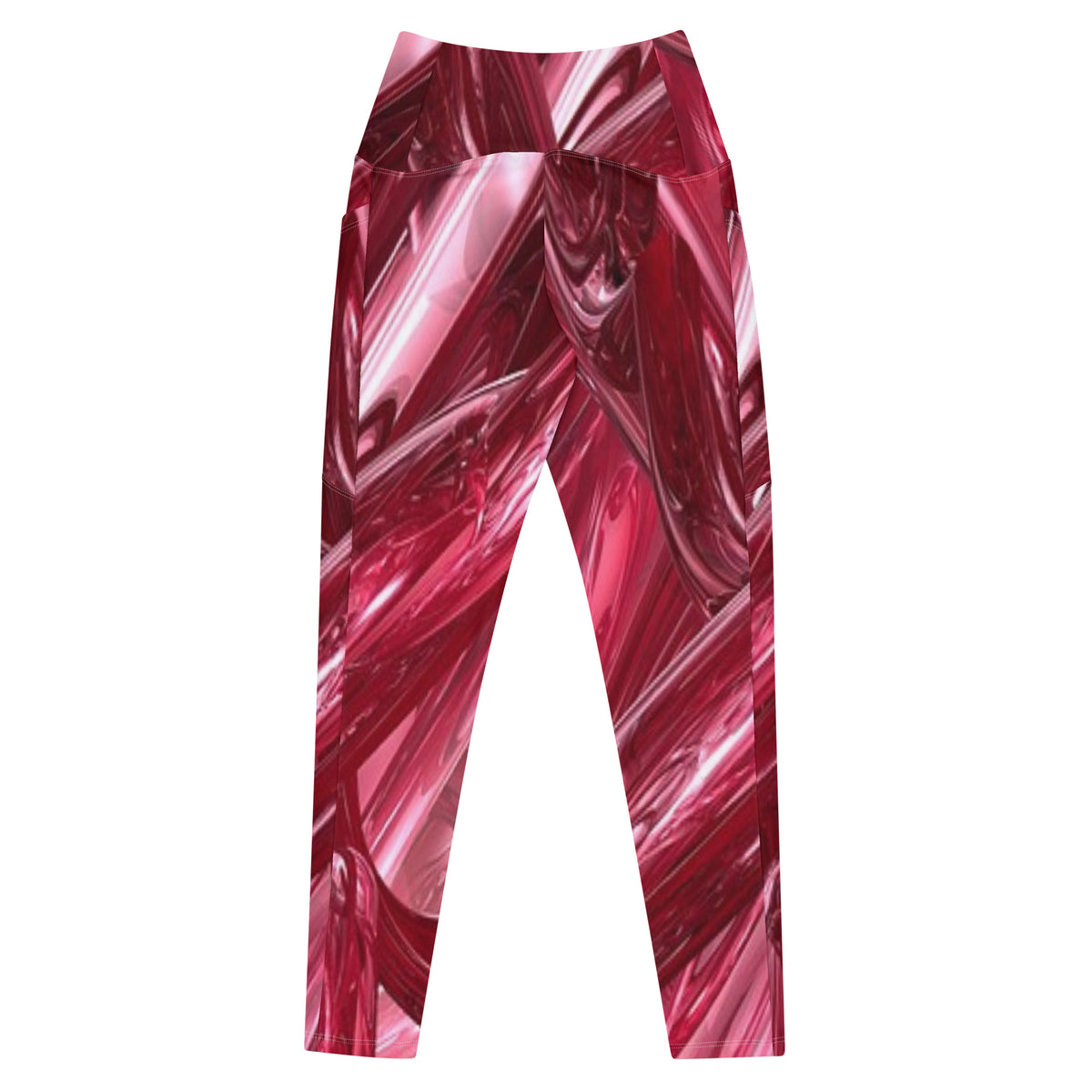 Crossover leggings with pockets