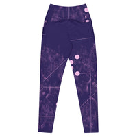 Crossover leggings with pockets