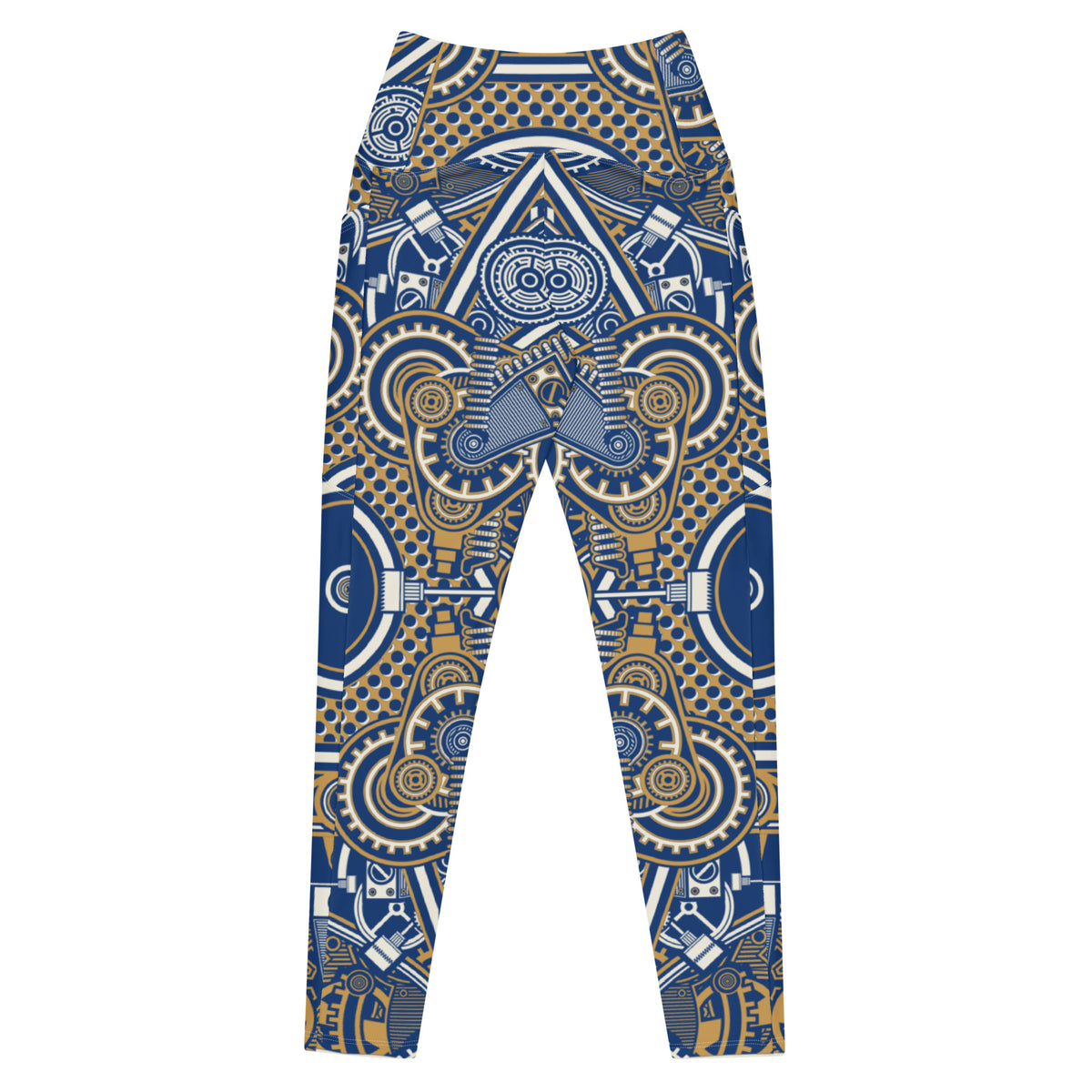Crossover leggings with pockets