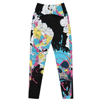 Crossover leggings with pockets