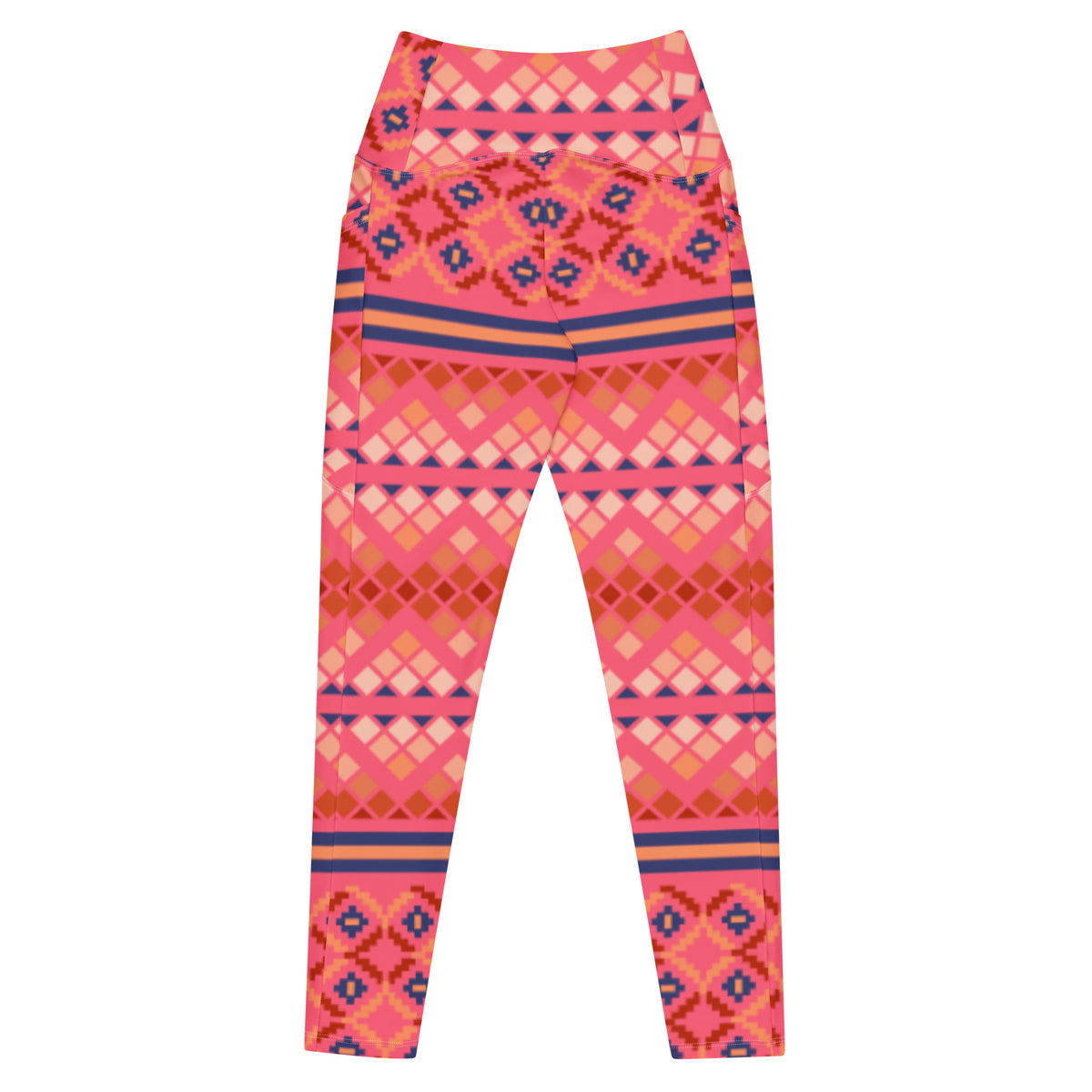 Crossover leggings with pockets