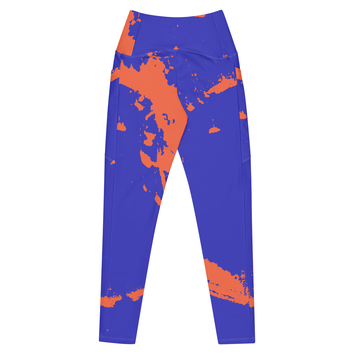 Crossover leggings with pockets