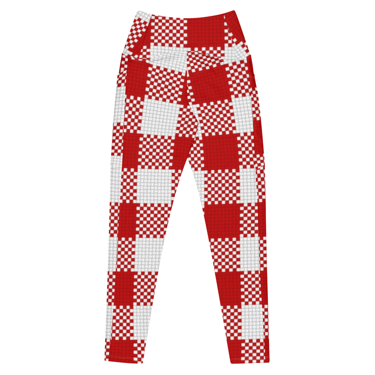 Crossover leggings with pockets