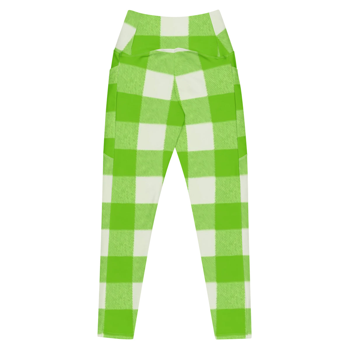 Crossover leggings with pockets