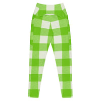 Crossover leggings with pockets