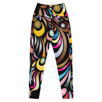 Crossover leggings with pockets