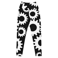Crossover leggings with pockets
