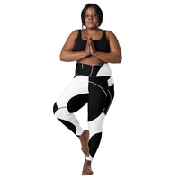 Crossover leggings with pockets