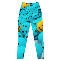 Crossover leggings with pockets