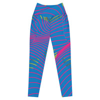 Crossover leggings with pockets