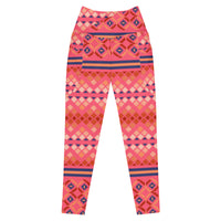 Crossover leggings with pockets