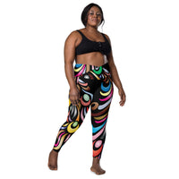 Crossover leggings with pockets