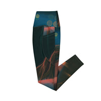 Crossover leggings with pockets