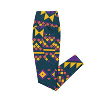 Crossover leggings with pockets