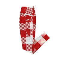 Crossover leggings with pockets