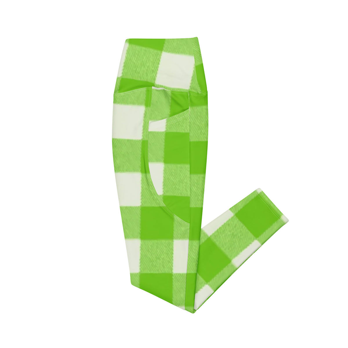 Crossover leggings with pockets