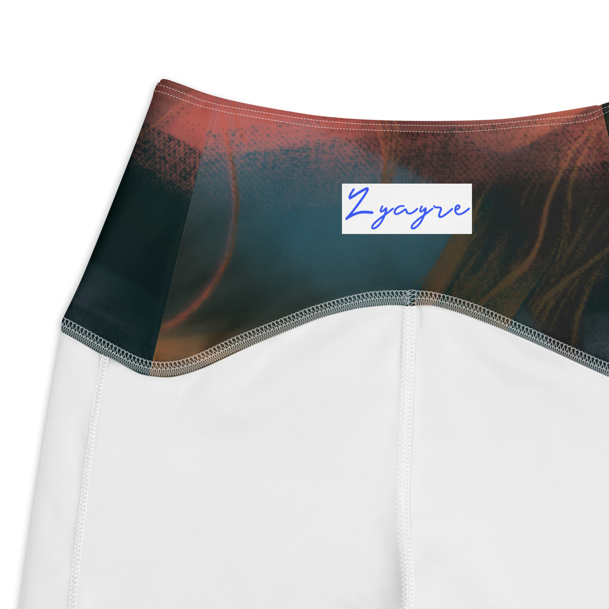 Crossover leggings with pockets