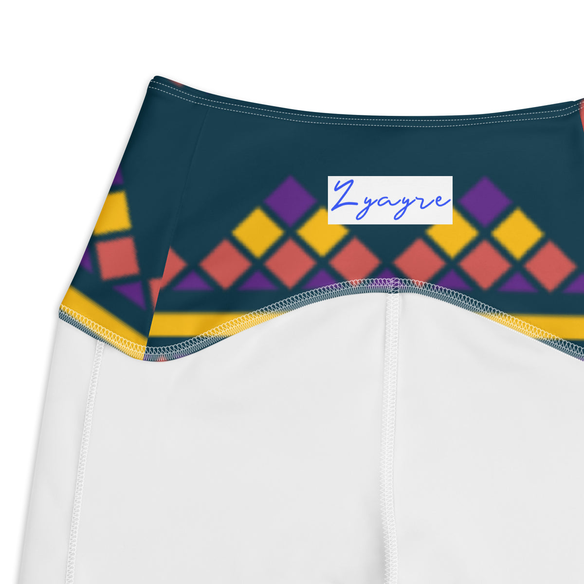 Crossover leggings with pockets