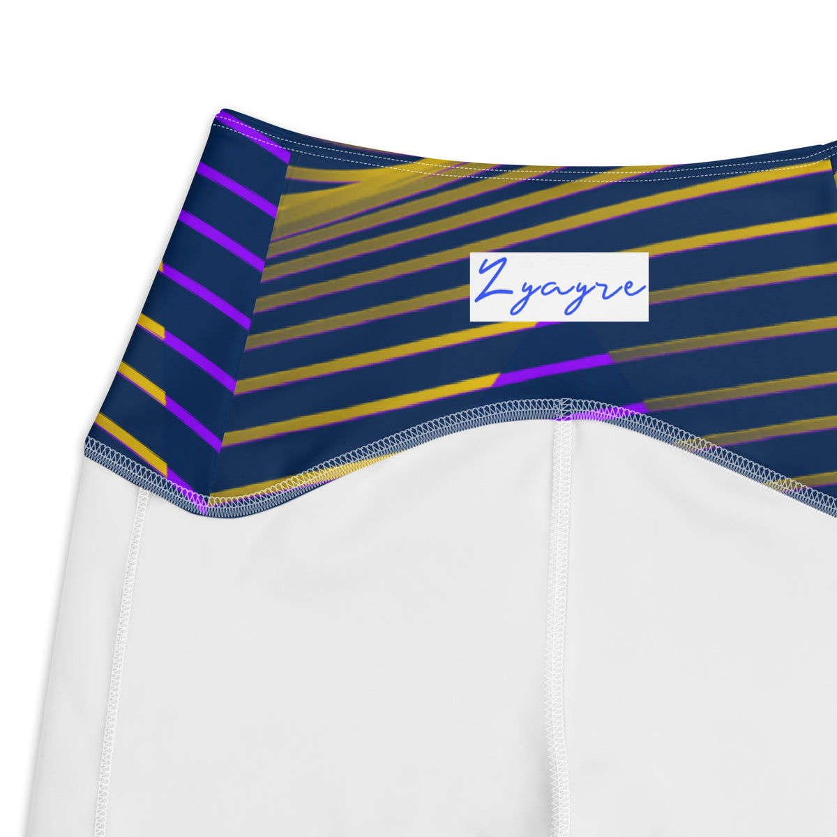 Crossover leggings with pockets