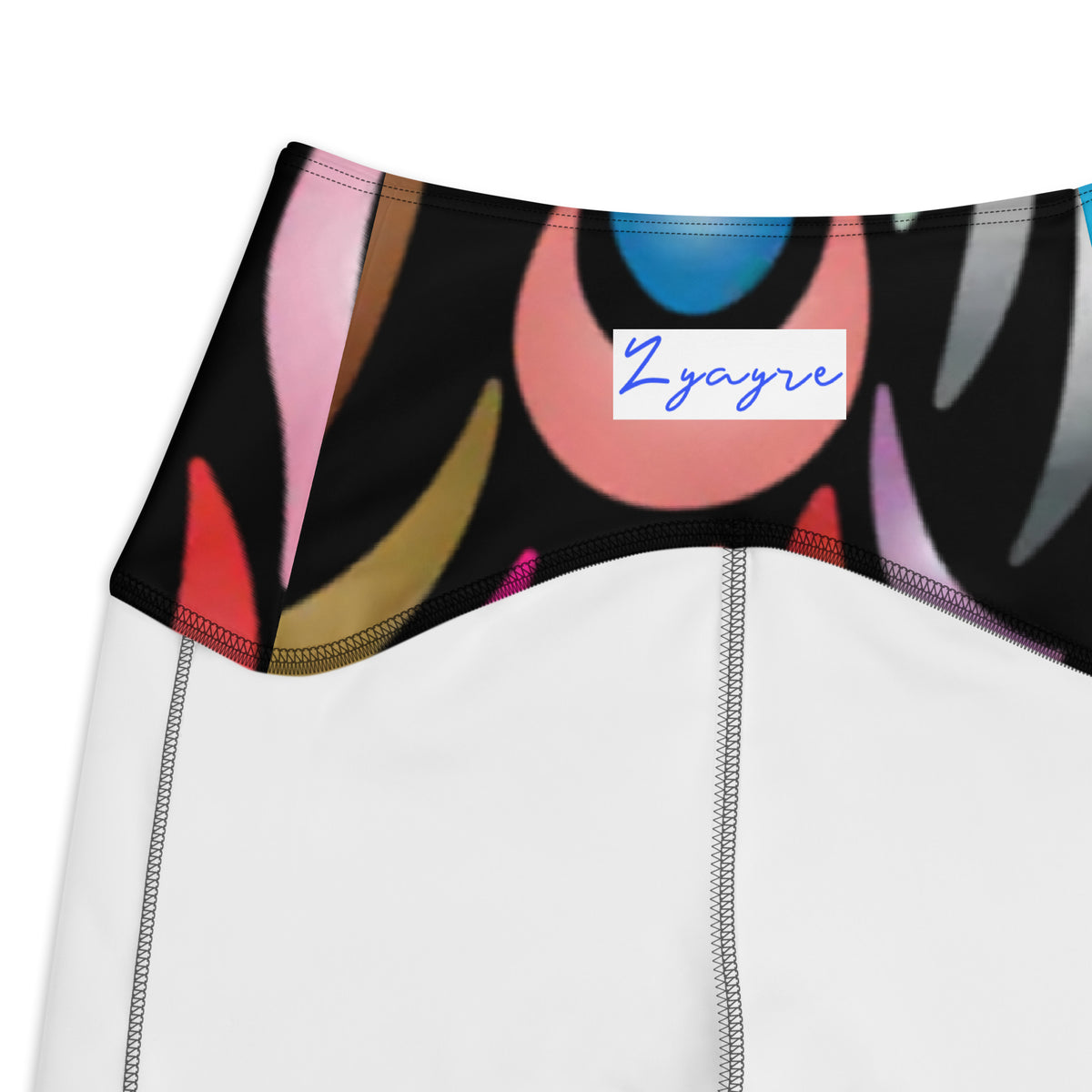 Crossover leggings with pockets