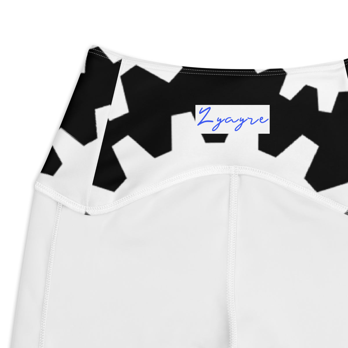 Crossover leggings with pockets