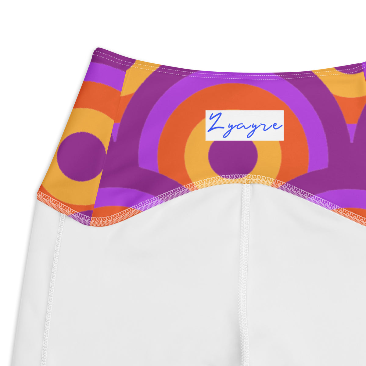 Crossover leggings with pockets