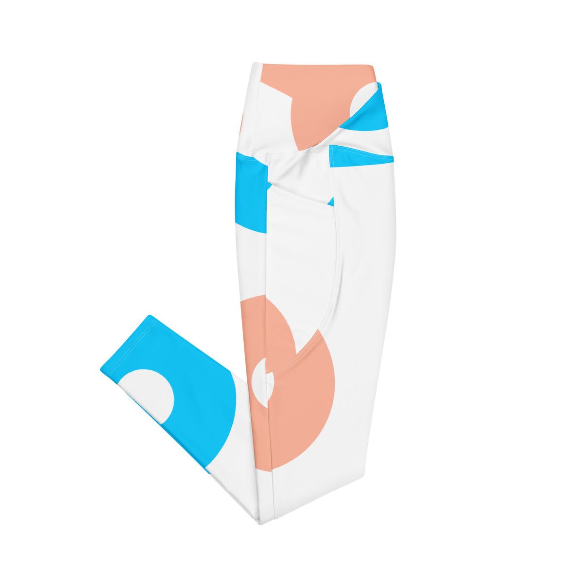 Crossover leggings with pockets