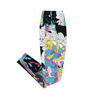 Crossover leggings with pockets