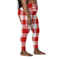 Crossover leggings with pockets
