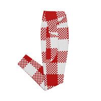 Crossover leggings with pockets