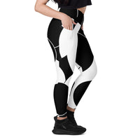 Crossover leggings with pockets