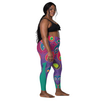 Crossover leggings with pockets