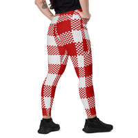 Crossover leggings with pockets