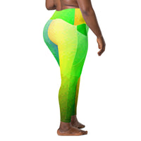 Crossover leggings with pockets