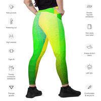 Crossover leggings with pockets