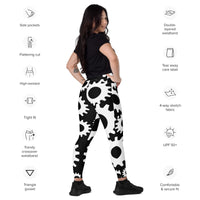 Crossover leggings with pockets