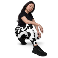 Crossover leggings with pockets