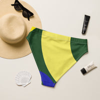 High-waisted bikini bottom