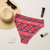 High-waisted bikini bottom