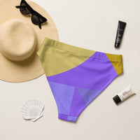 High-waisted bikini bottom