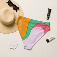 High-waisted bikini bottom
