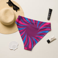 High-waisted bikini bottom