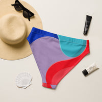 High-waisted bikini bottom