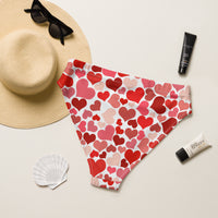High-waisted bikini bottom