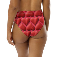 High-waisted bikini bottom
