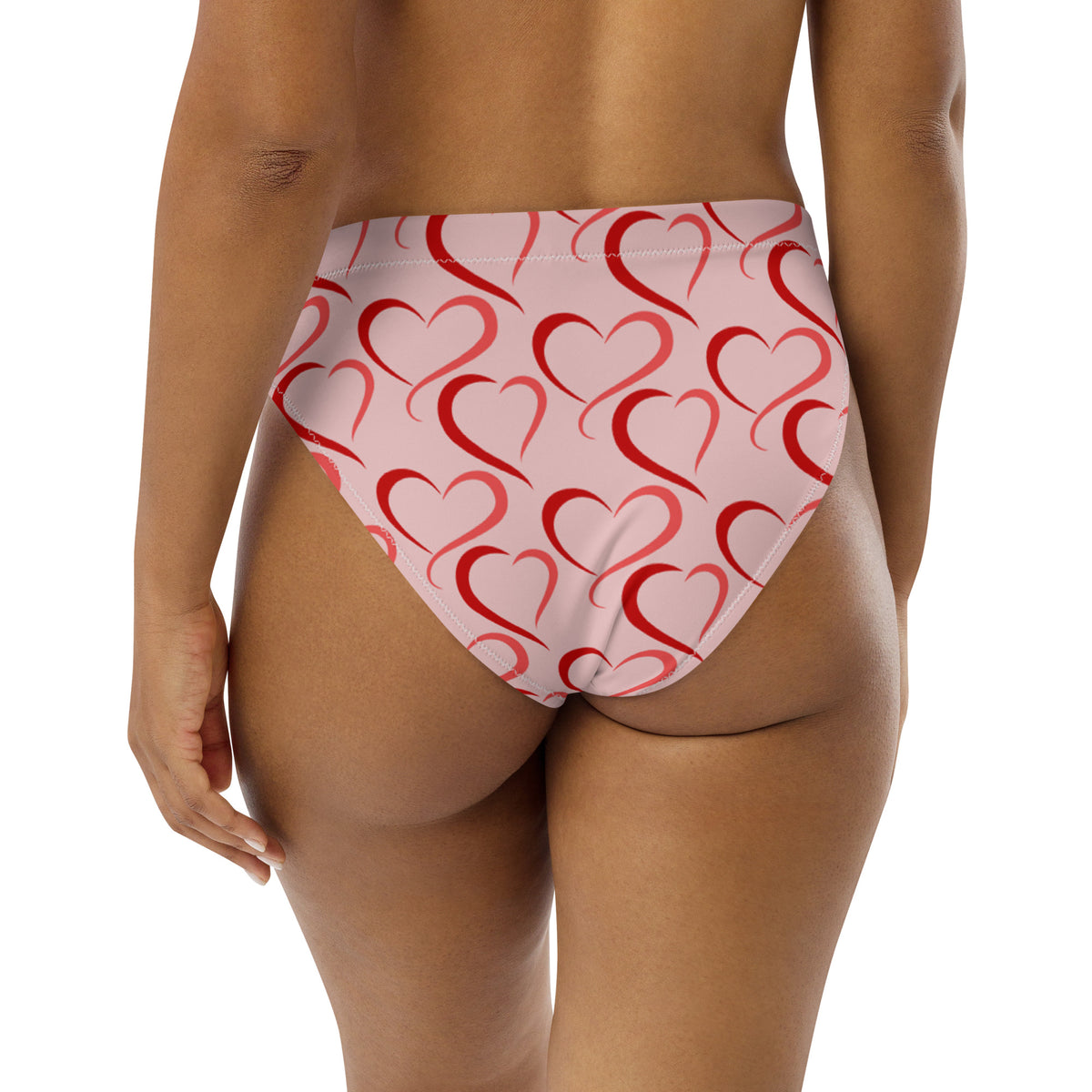 High-waisted bikini bottom