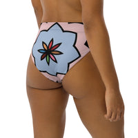 High-waisted bikini bottom