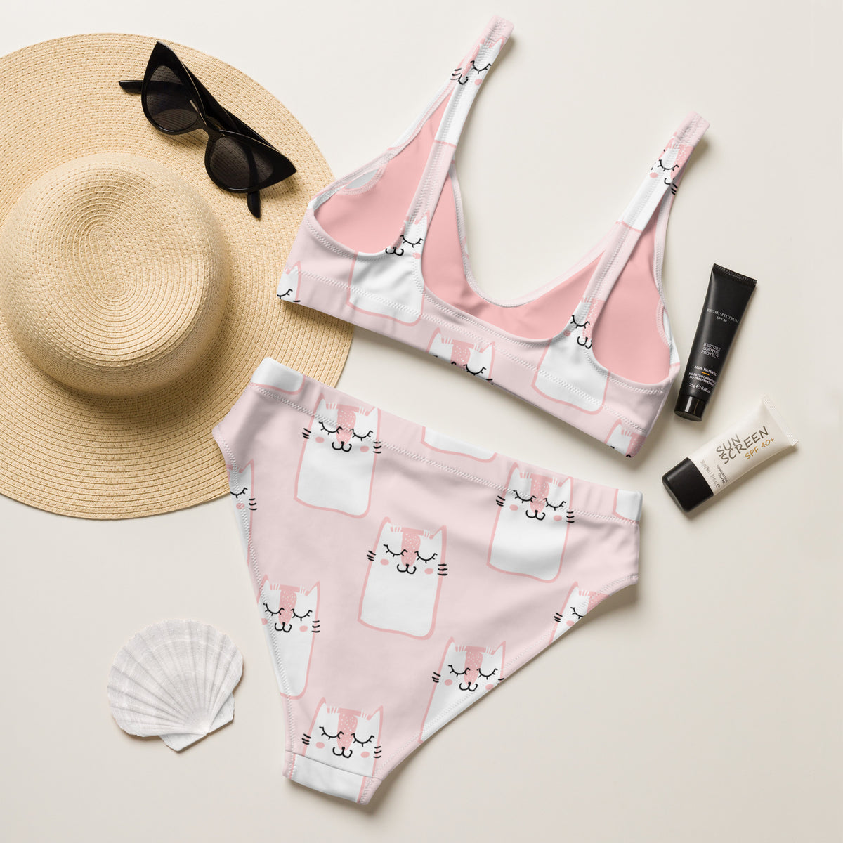 High-waisted bikini