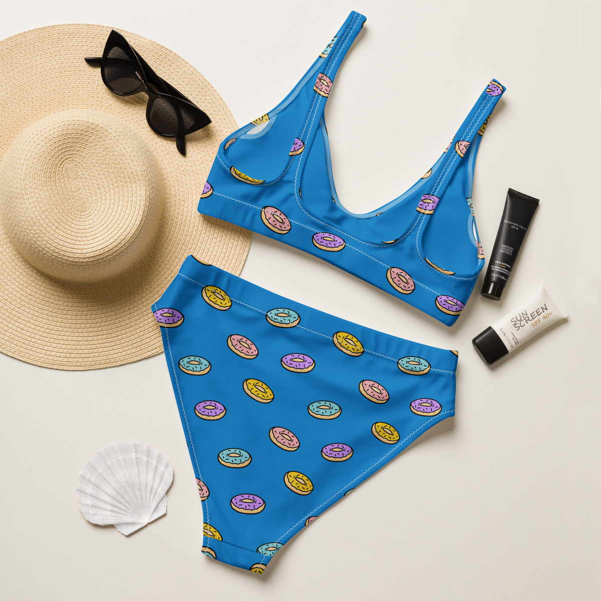 High-waisted bikini