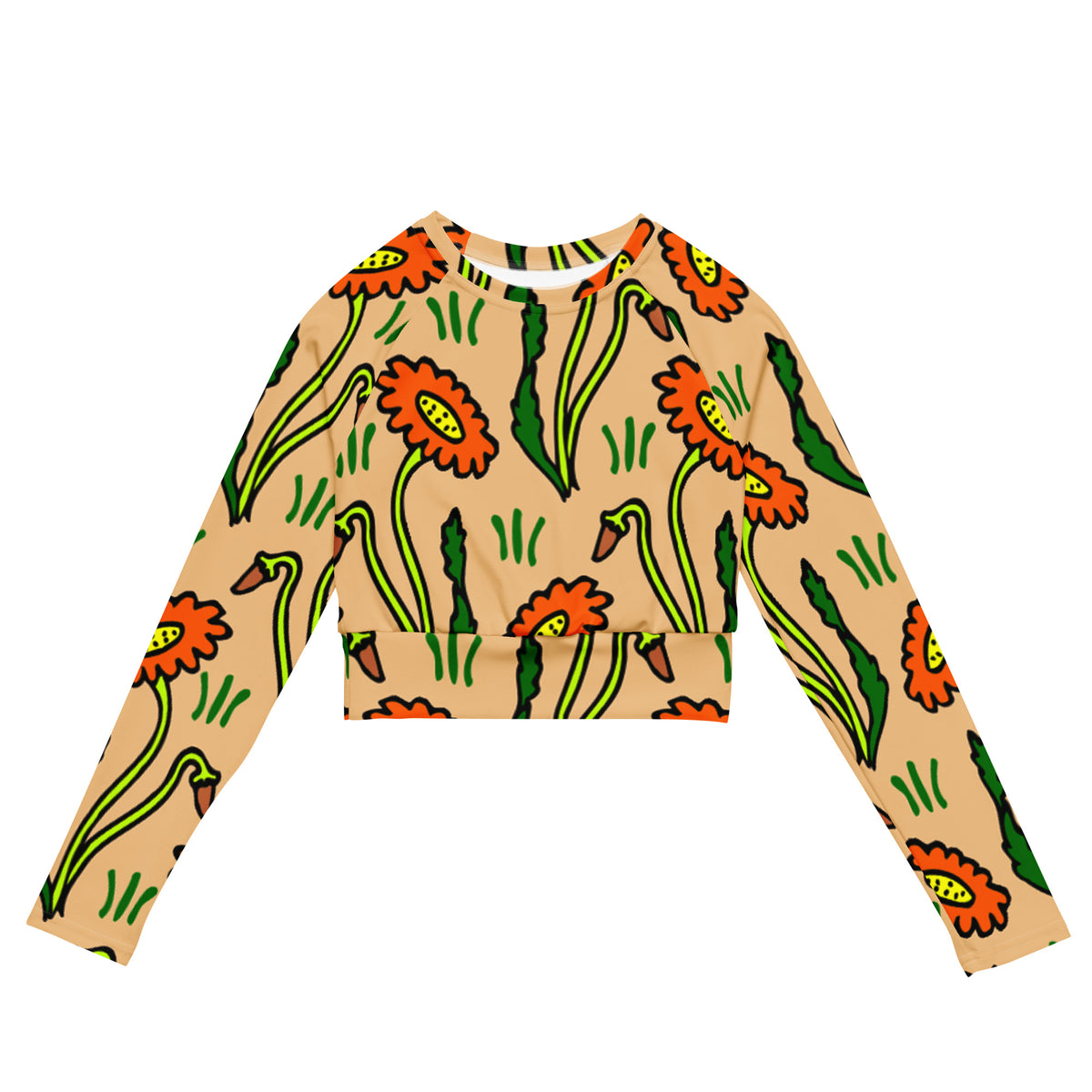 Long Sleeve Crop Top